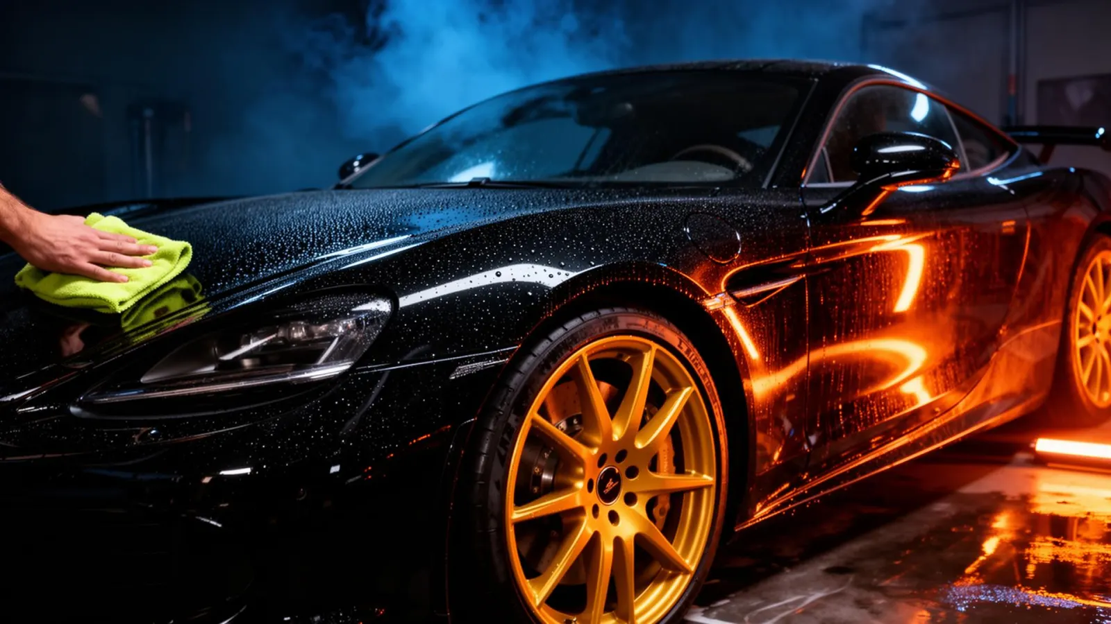 Detailing profesional de auto deportivo